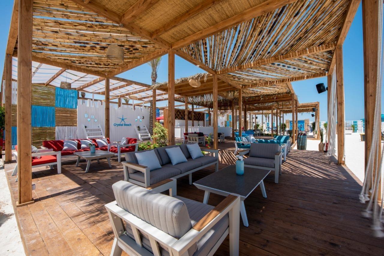 Crystal Inn Hotel - Alamein (Adults Only) Ел Аламейн Екстериор снимка The beach club at the resort